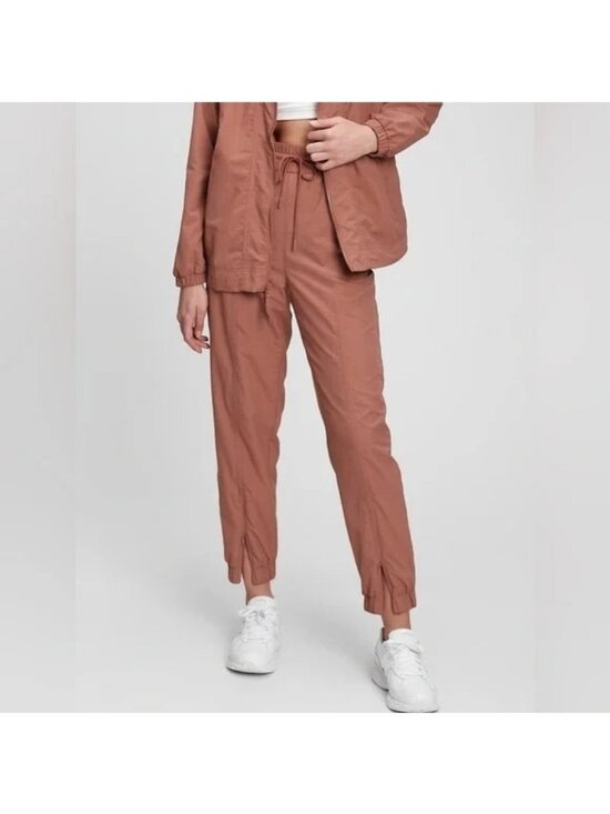 GAP Pants - GapFit Womens Brown Crinkle Jogger Pants - SIze S
